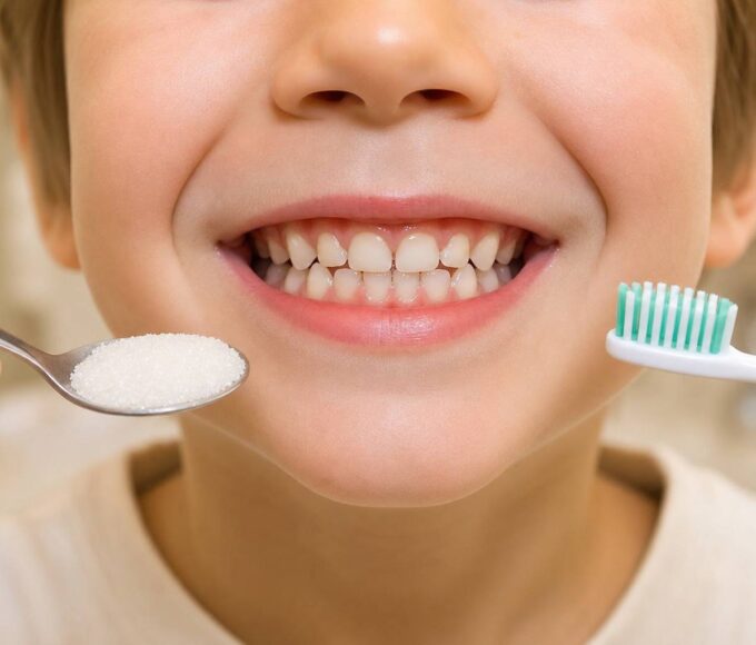 ¿Cuáles son los efectos del azúcar en los dientes de leche?