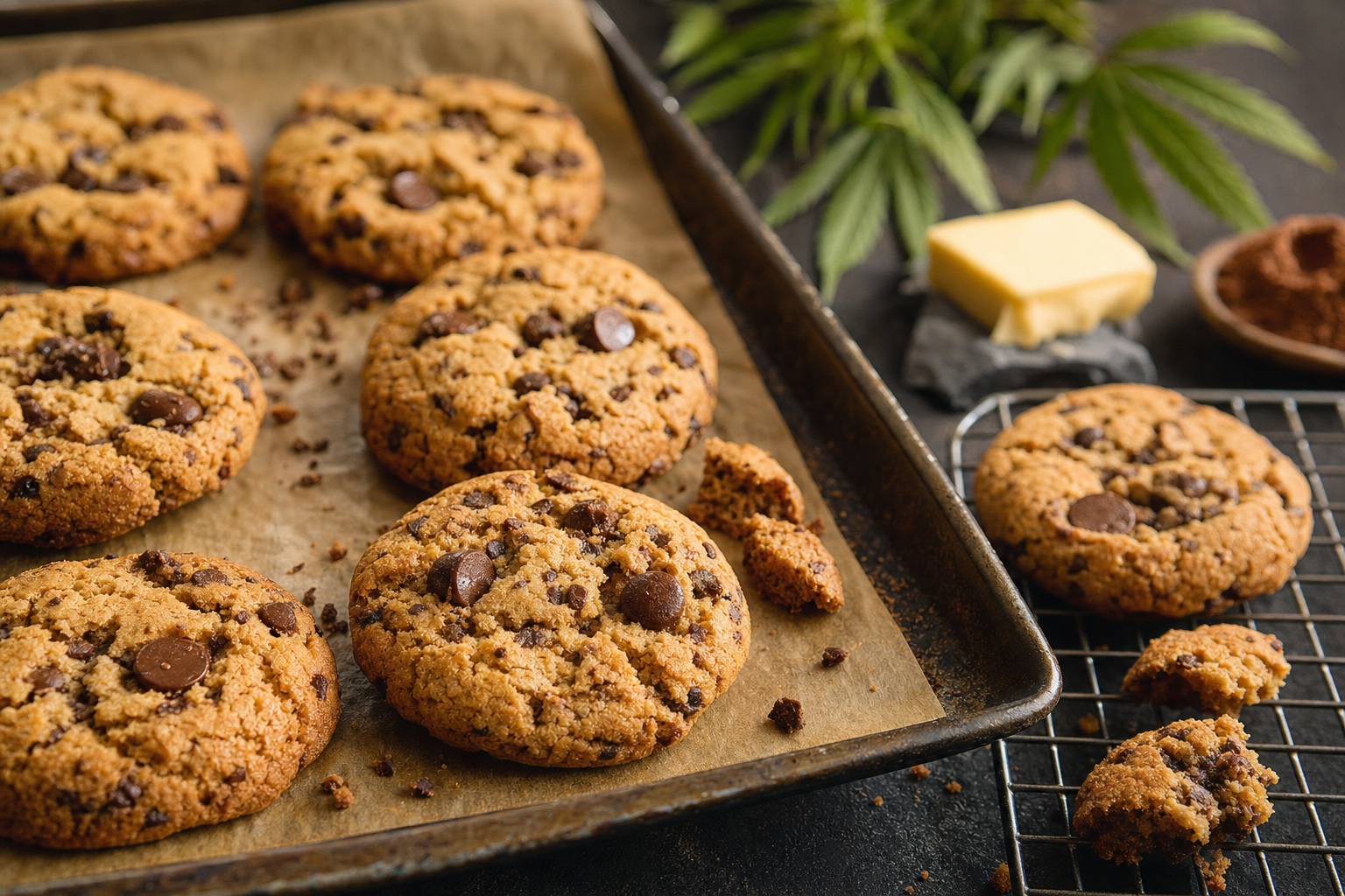 Galletas cannábicas caseras: consejos de repostería para un resultado perfecto